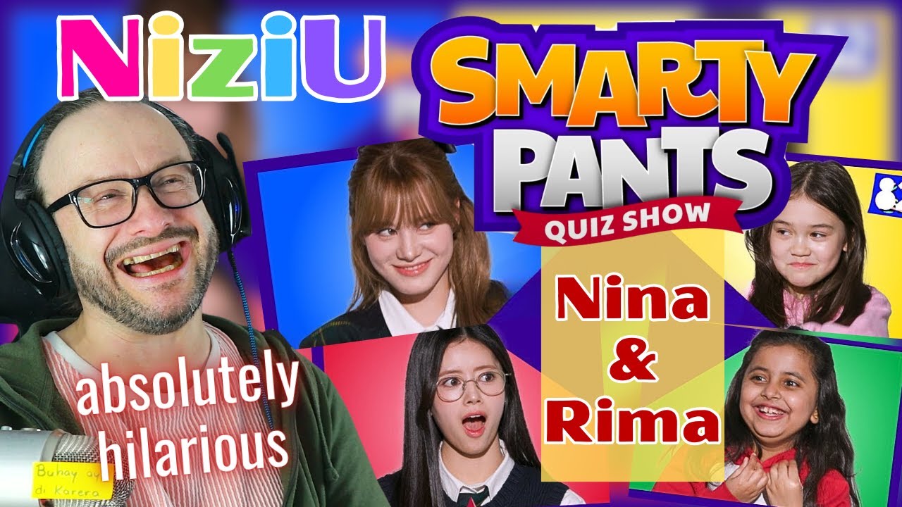 So funny!! NiziU Rima & Nina - SMARTY PANTS - Idols become unhinged trying to outsmart kids reaction