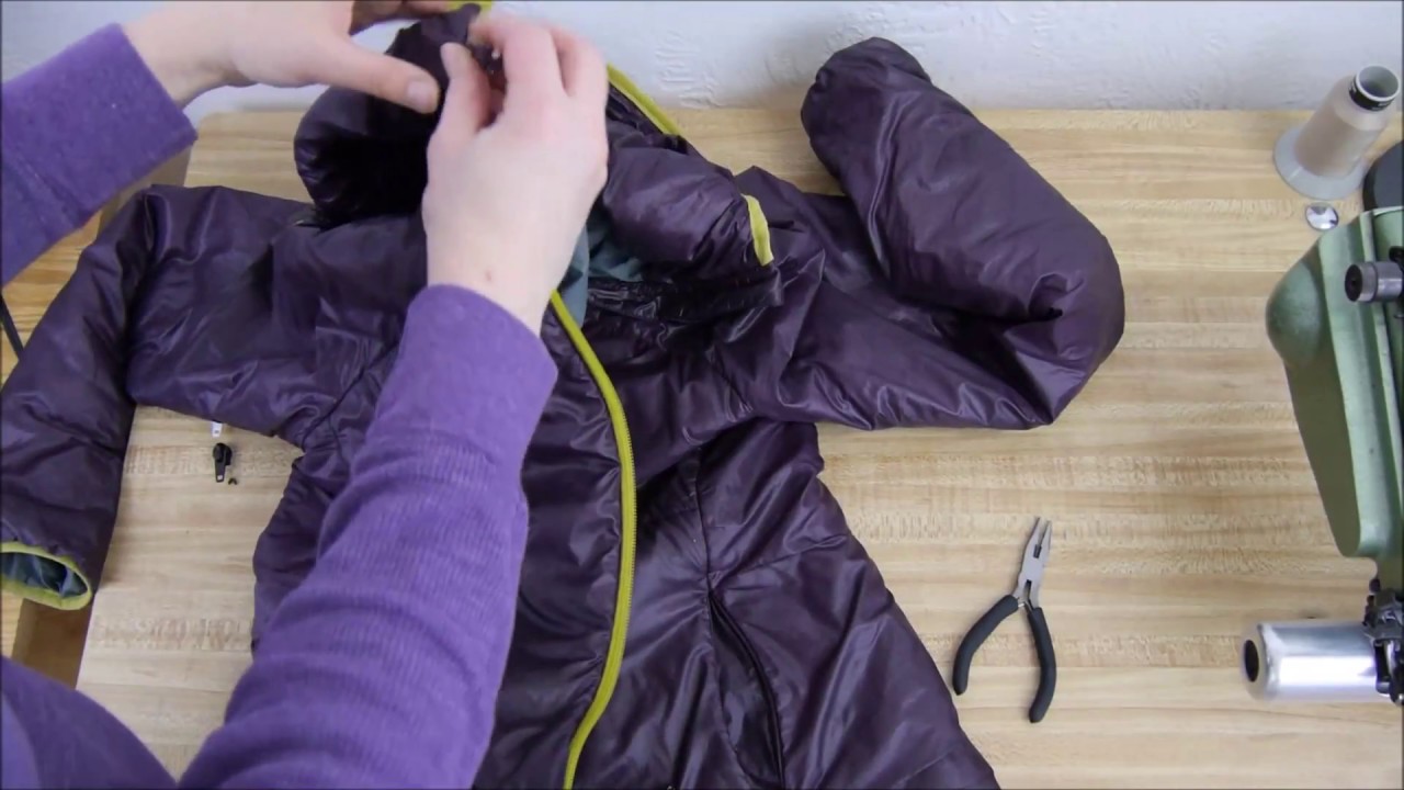 Fast Easy Zipper Head Replacement on a Waterproof Nylon Coil Zipper