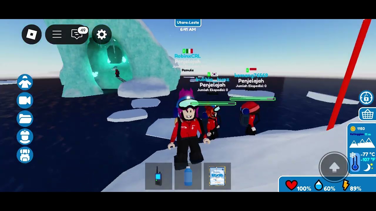 Mendaki gunung roblox