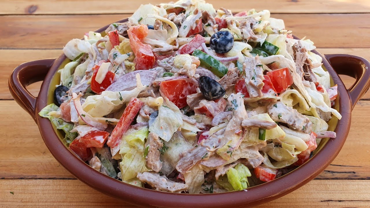 РЕЦЕПТ СУПЕР ВКУСНОГО САЛАТА ОТ КОТОРОГО ОСТАНЕТЕСЬ В ВОСТОРГЕ / SUPER  DADLI SALAT RESEPTİ