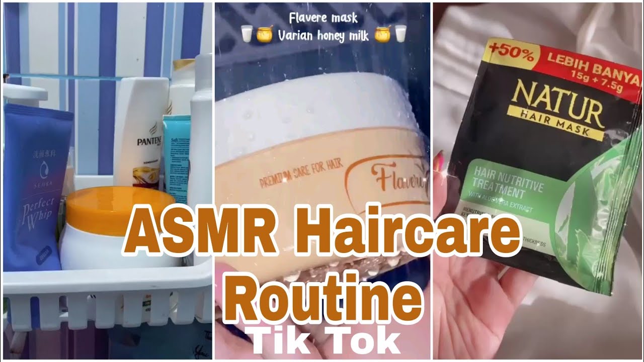 ASMR Haircare Routine |Tik Tok|