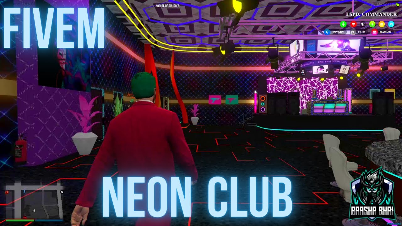 Fivem Neon Club MLO  - Fivem Mafia Club   -  Fivem beautiful interior  - Fivem Gang Club