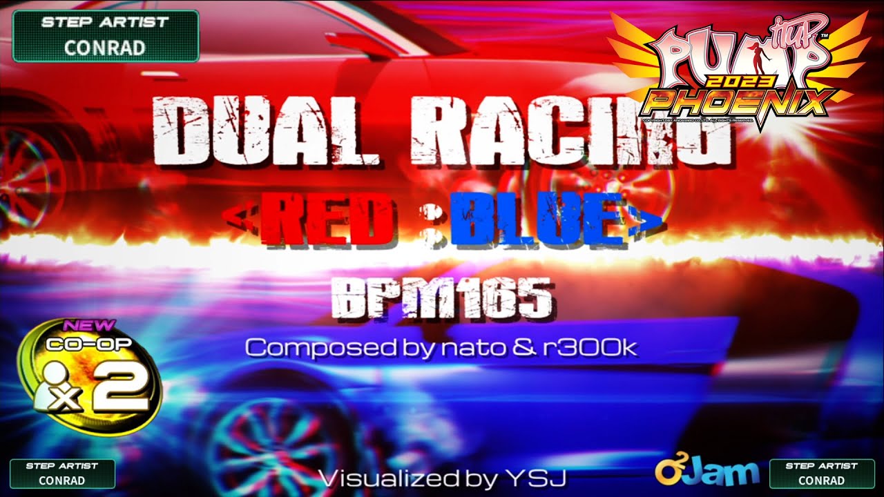 [PUMP IT UP PHOENIX] Dual Racing 〈RED vs BLUE〉 CO-OP X2 (Phoenix Modified ver.)