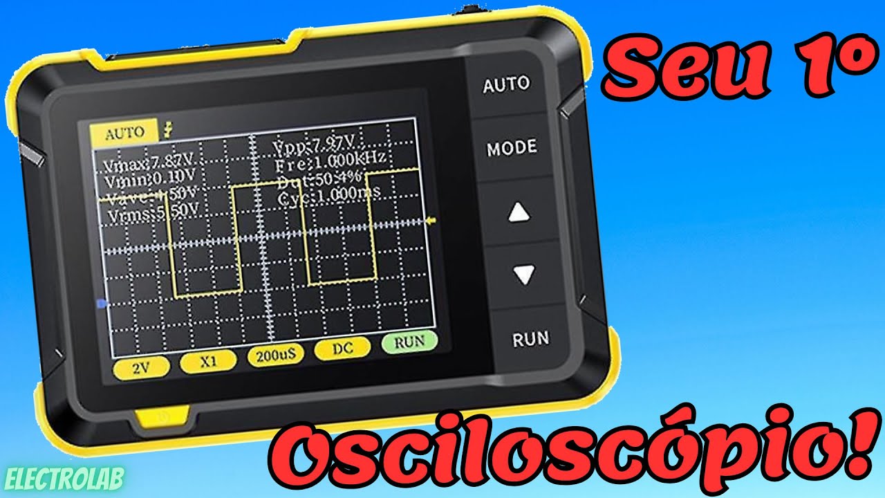 Nano osciloscópio DSO152 de bolso por R$145! Vale a pena ou é descartável?