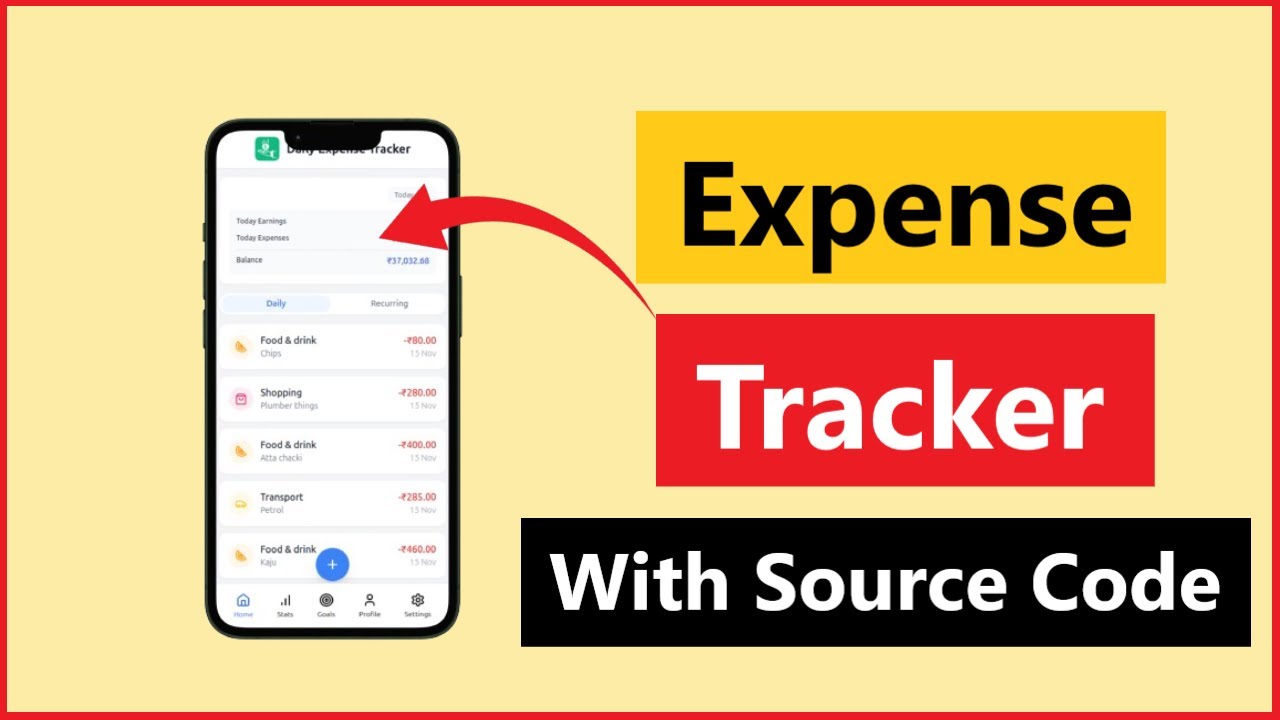 Daily Expense Tracker Project In PHP and MYSQL With Source Code | PHP Projects