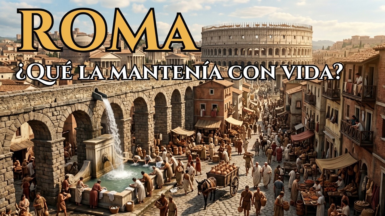 Roma, 125 d. C. &mdash; Lo que manten&iacute;a con vida a Roma | Reconstrucci&oacute;n con IA