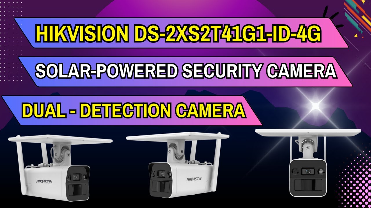 Best Solar-Powered Security Camera for 247 Surveillance  Hikvision DS-2XS2T41G1-ID-4G #cctvcamera