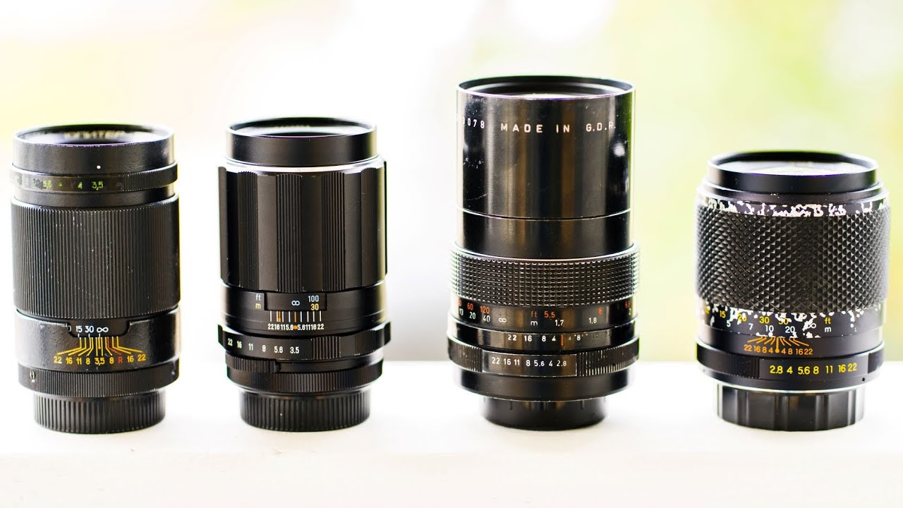 135mm Vintage Lens Comparison (Including Flaring): Jupiter, Super Takumar, Pentacon, and Yashica