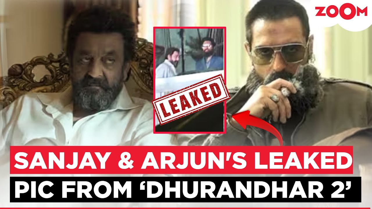 LEAKED: Picture of Sanjay Dutt and Arjun Rampal from &lsquo;Dhurandhar 2&rsquo; set goes viral, fuels theories