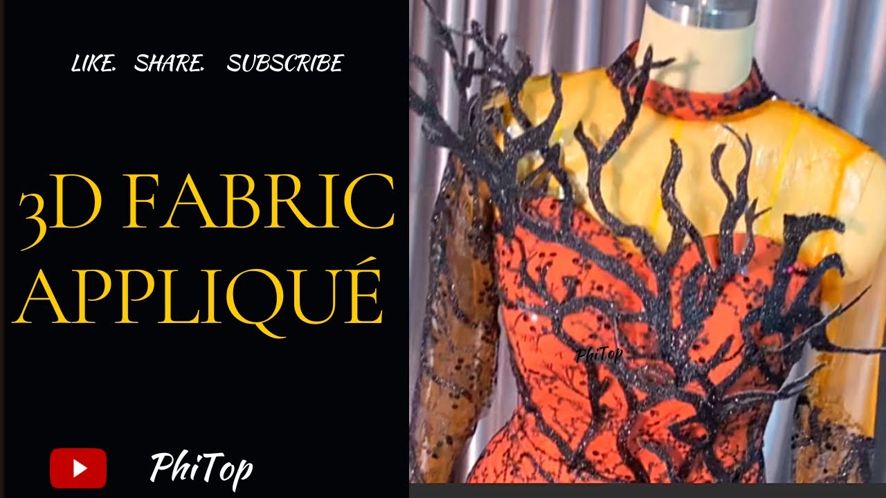 HOW TO MAKE 3D FABRIC APPLIQUÉ