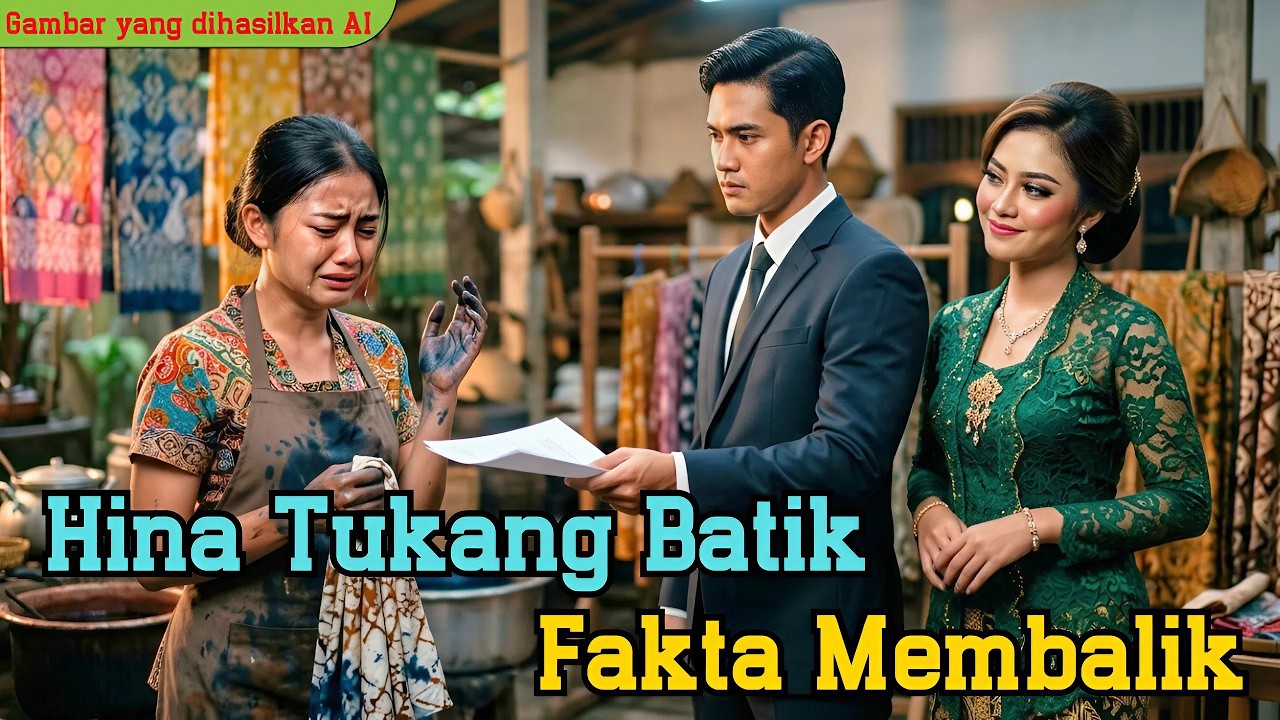 Suami hina istri tukang batik, ceraikan demi putri kaya… dia ratu desainer di Jakarta!