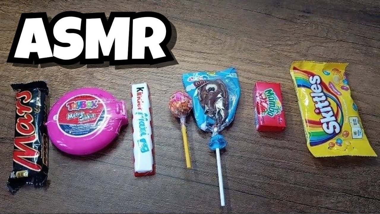 ASMR candy unpacking sounds. (No Talking) ASMR распоковка сладостей. (без слов) 