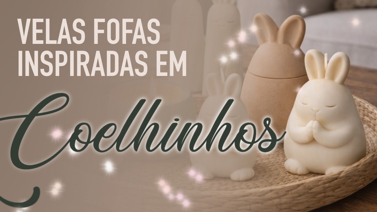 Como Fazer Velas Decorativas de Coelho | Passo a Passo Completo