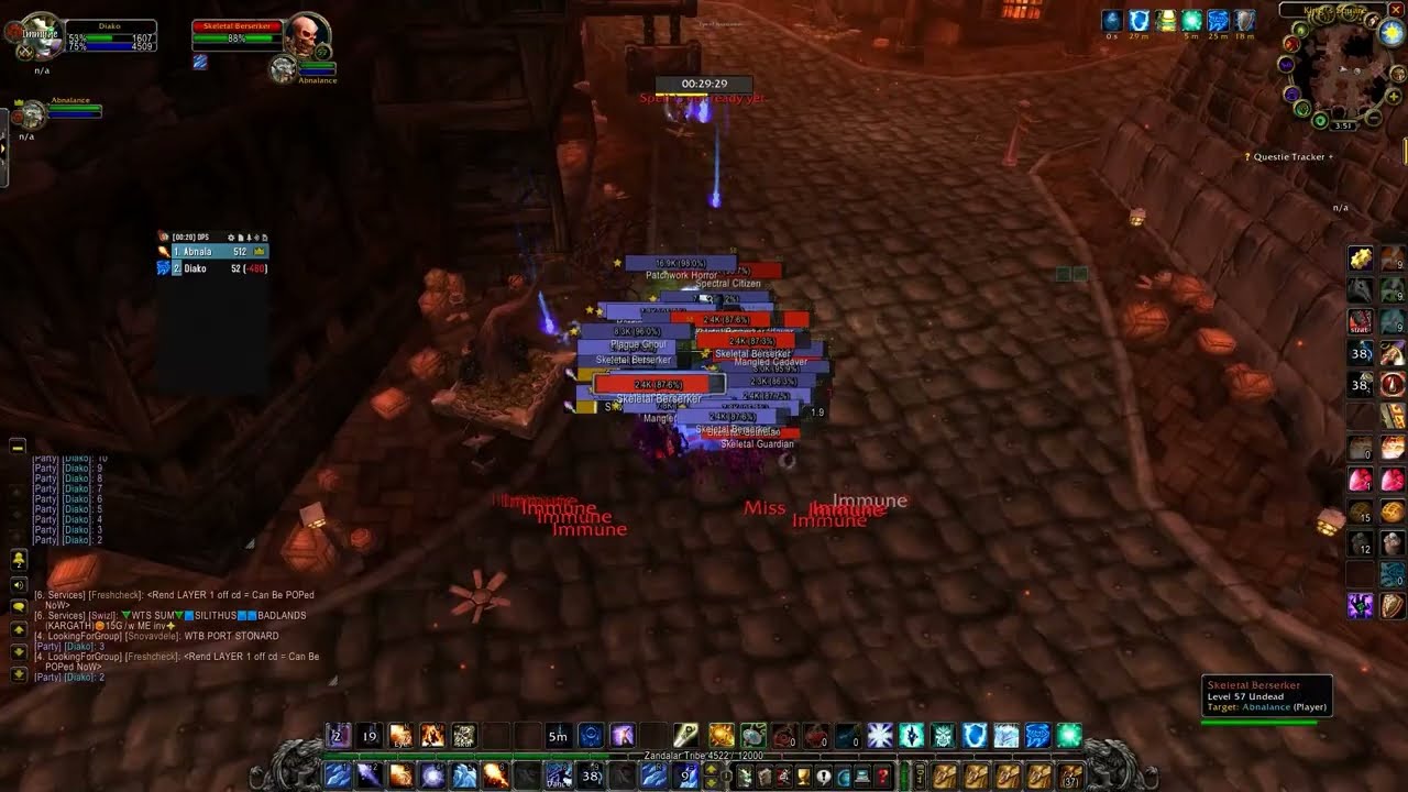 WoW Classic Anniversary Stratholme Boost 2 Mages In Just 11 Min +250g/h Without Boosties