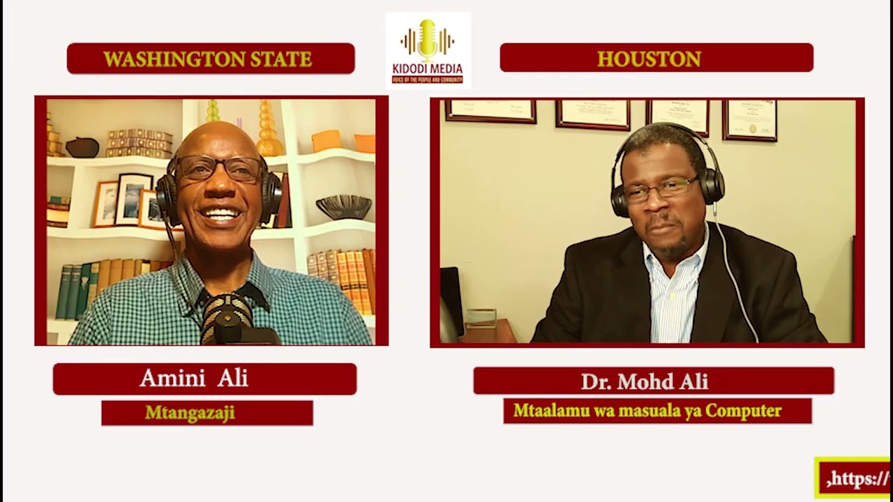 KIDODI PODCAST ( MAHOJIANO DK MOHD ALI MTAALAMU MASUALA YA COMPUTER MAREKANI JIMBO TEXAS).