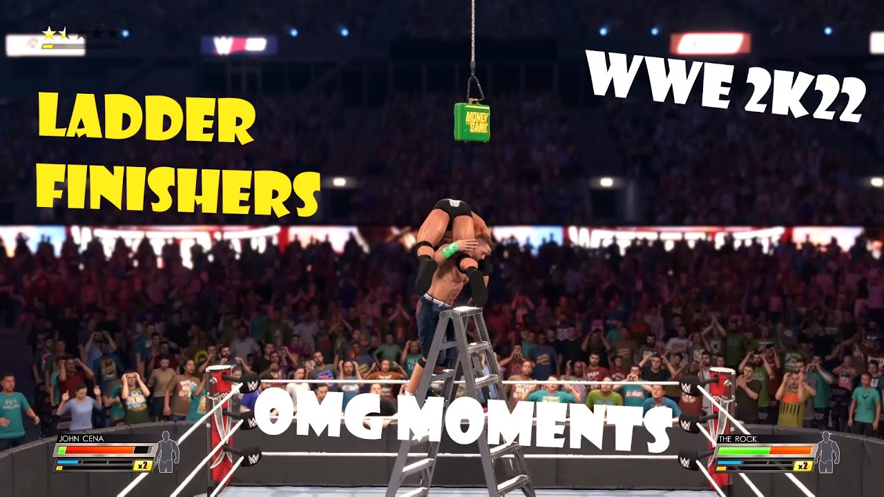 WWE 2K22 ALL LADDER FINISHERS | OMG MOMENTS|