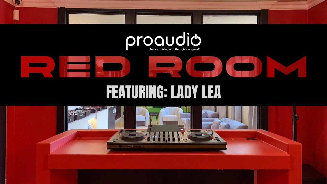 Proaudio RED ROOM | Live Hybrid/Digital & Vinyl DJ Set by Lady Lea | House Music