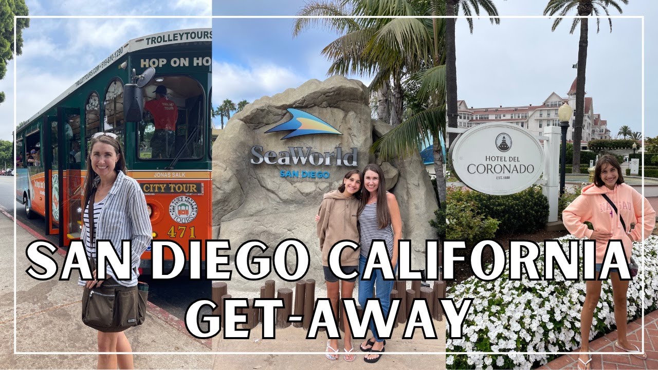 San Diego California Get Away | Mother Daughter Trip | Old Town San Diego Trolley Tour & Sea World