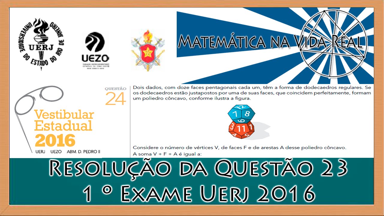 Resolução Questão 24 - 1º Exame de Qualificação Uerj 2016