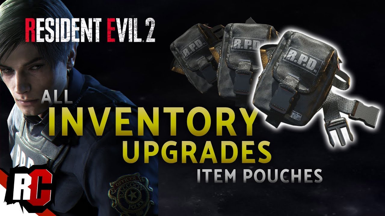 Resident Evil 2 | All INVENTORY SLOT UPGRADES / Item Pouch Locations (20 Slots)