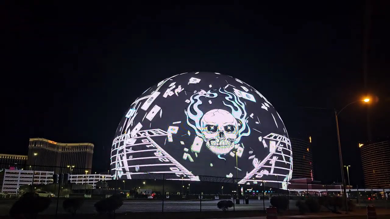 Las Vegas Strip Cruising | MSG sphere Jan 12, 2025 #10 4k