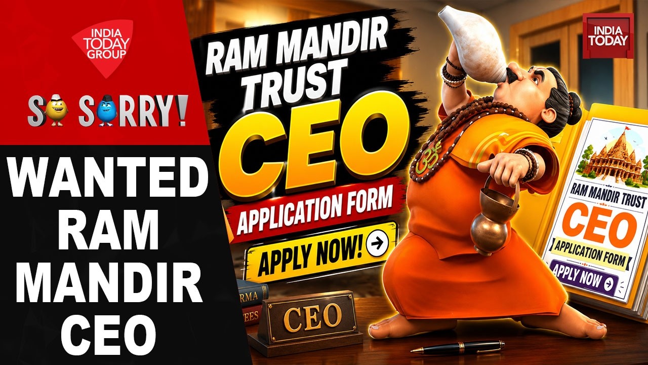 So Sorry: WANTED: RAM MANDIR CEO | CM Yogi | Ram Mandir Donation | UP Election 2027