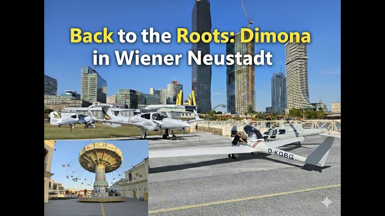 Ep 1: Back to the roots - Super Dimona to Wiener Neustadt (with ATC)