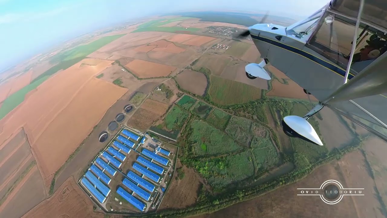 Zborul in raid Caransebes Timisoara cu Skyranger ul