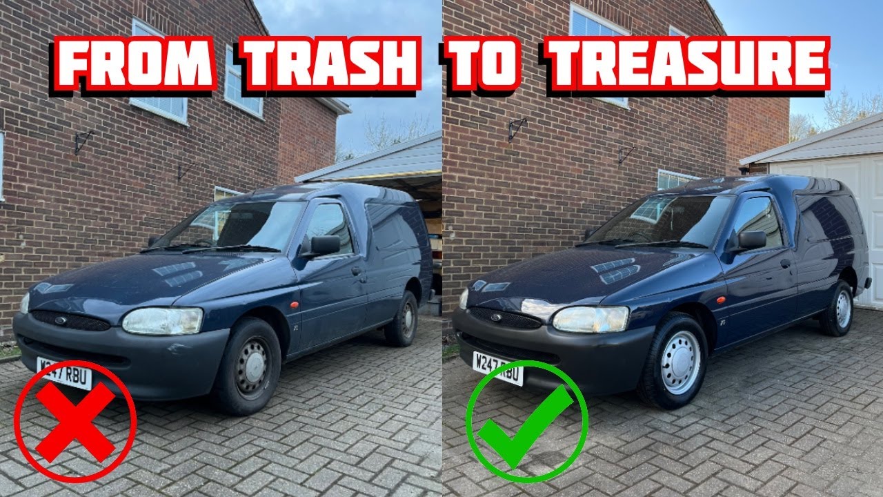 TRANSFORMING A FORD ESCORT WORK VAN!