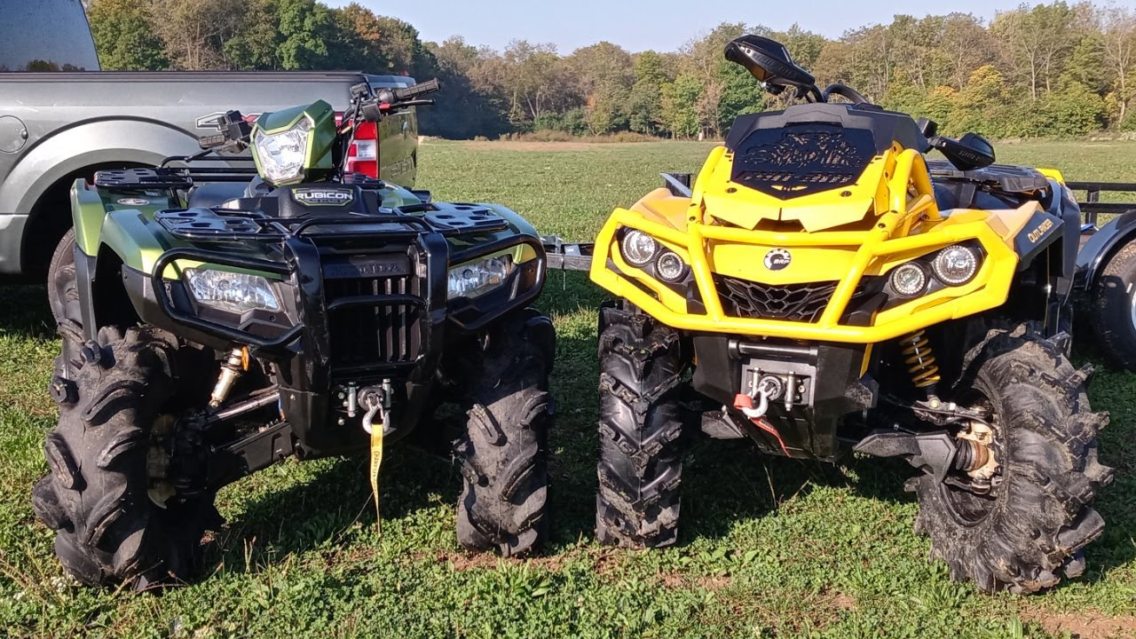 Honda Rubicon 2021 года на Outlaw2s! Honda против Can-Am!