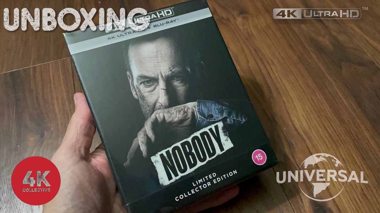 Nobody 4k UltraHD Blu-ray limited edition collectors steelbook Unboxing from @zavvi