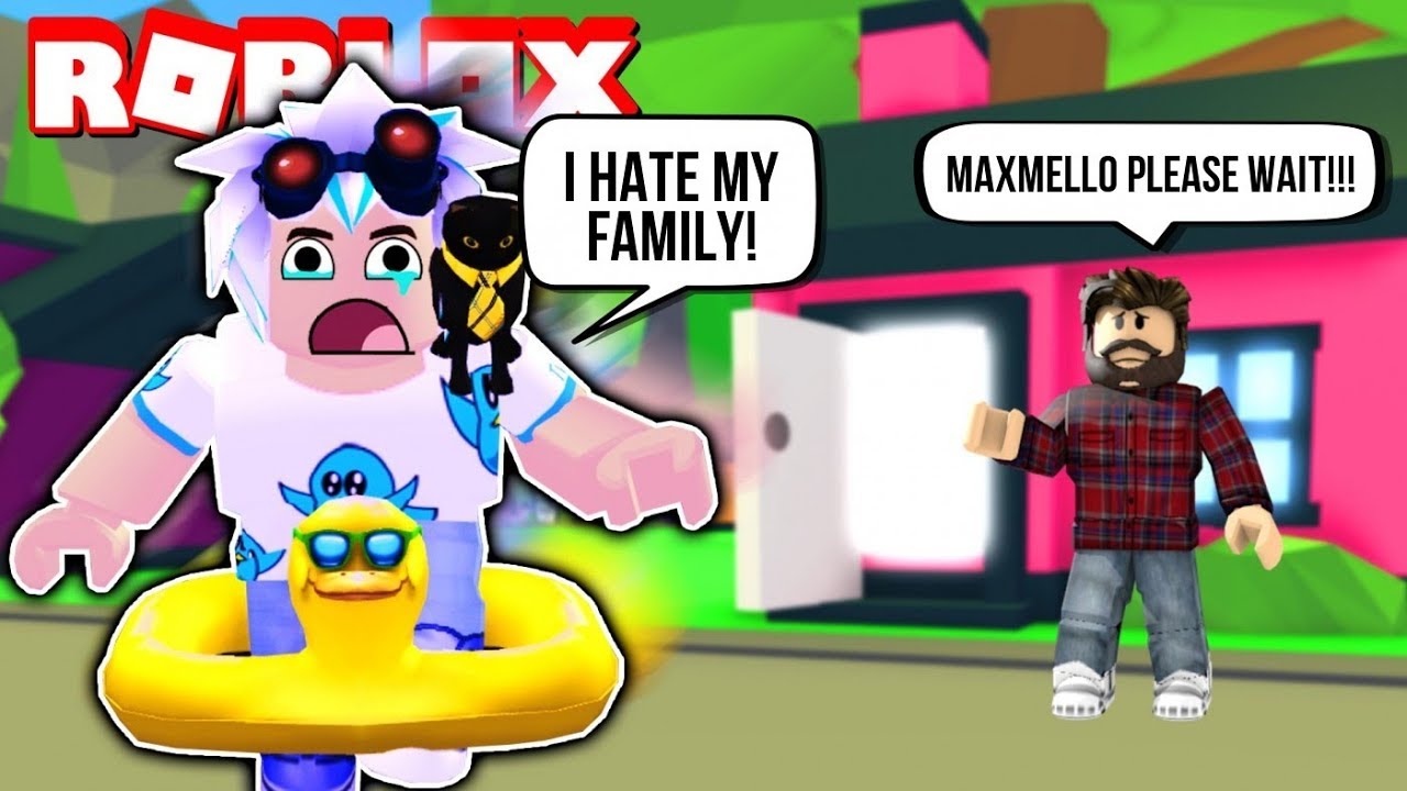 SPOILED BABY BRAT RUNS AWAY FROM HOME! Roblox Adopt Me Roleplay