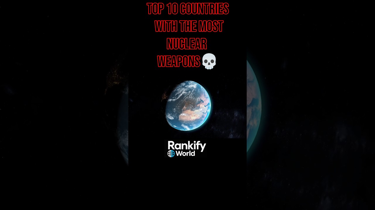 Top 10 countries with the most nuclear weapons💀