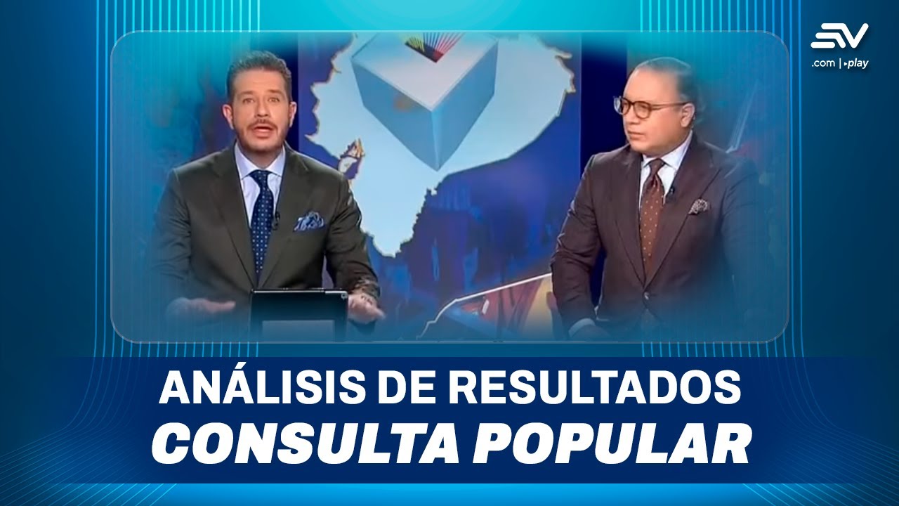 Análisis de resultados del Referéndum y Consulta Popular 2025 | Entrevista de Televistazo | Ecuavisa