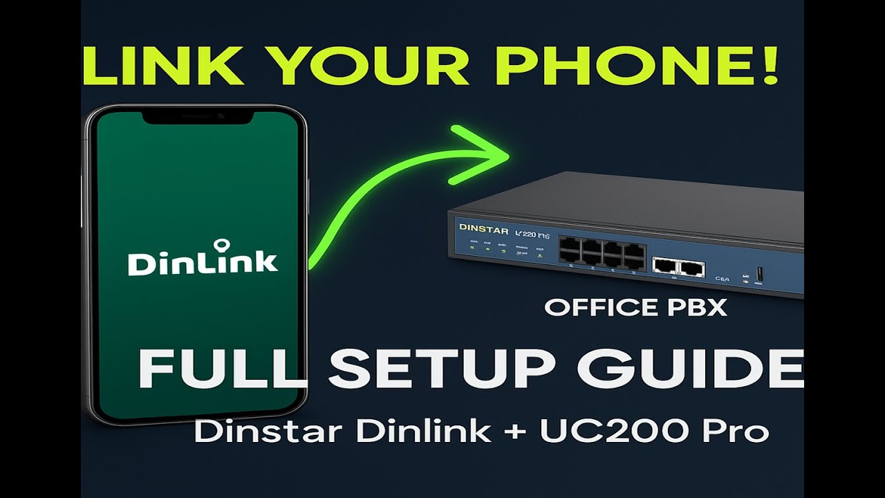 Как установить и настроить приложение Dinstar Dinlink с АТС UC200 Pro | Полное руководство