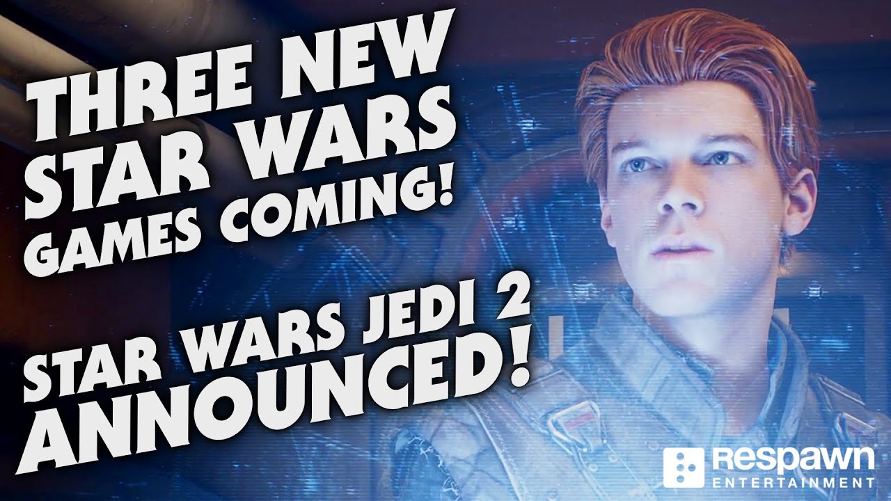 Three New Star Wars Games Announced from Respawn - A Star Wars Jedi Sequel is Coming!