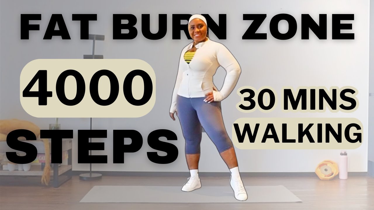 4000 STEPS Walking Workout | Fat Burn Walk | Kizomba Walking Steps