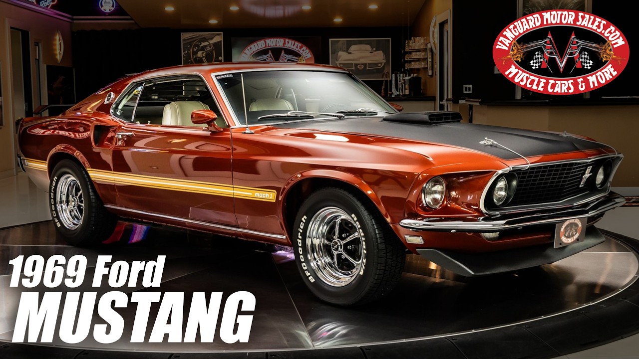 Продается Ford Mustang Fastback Mach 1 1969 года выпуска, Vanguard Motor Sales #9212