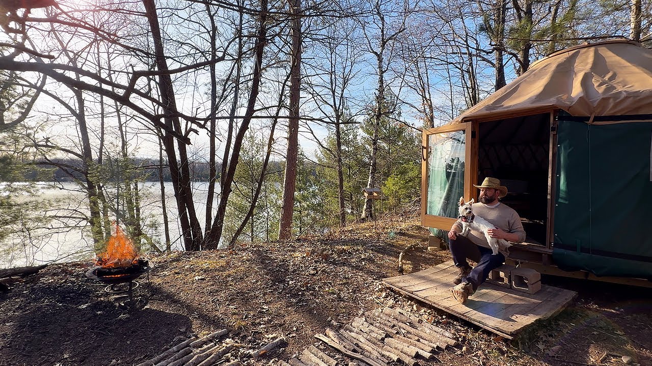Secluded Off Grid Camping in a Yurt