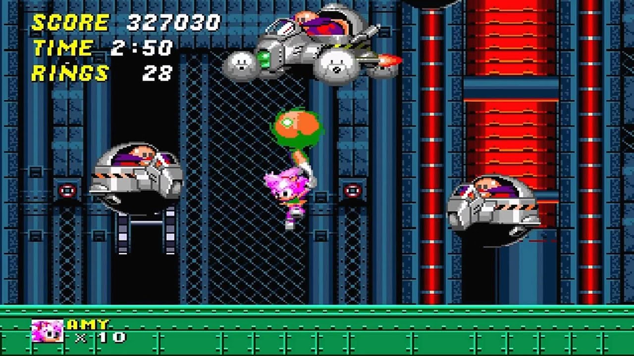 Amy in Sonic 2 - Super Amy