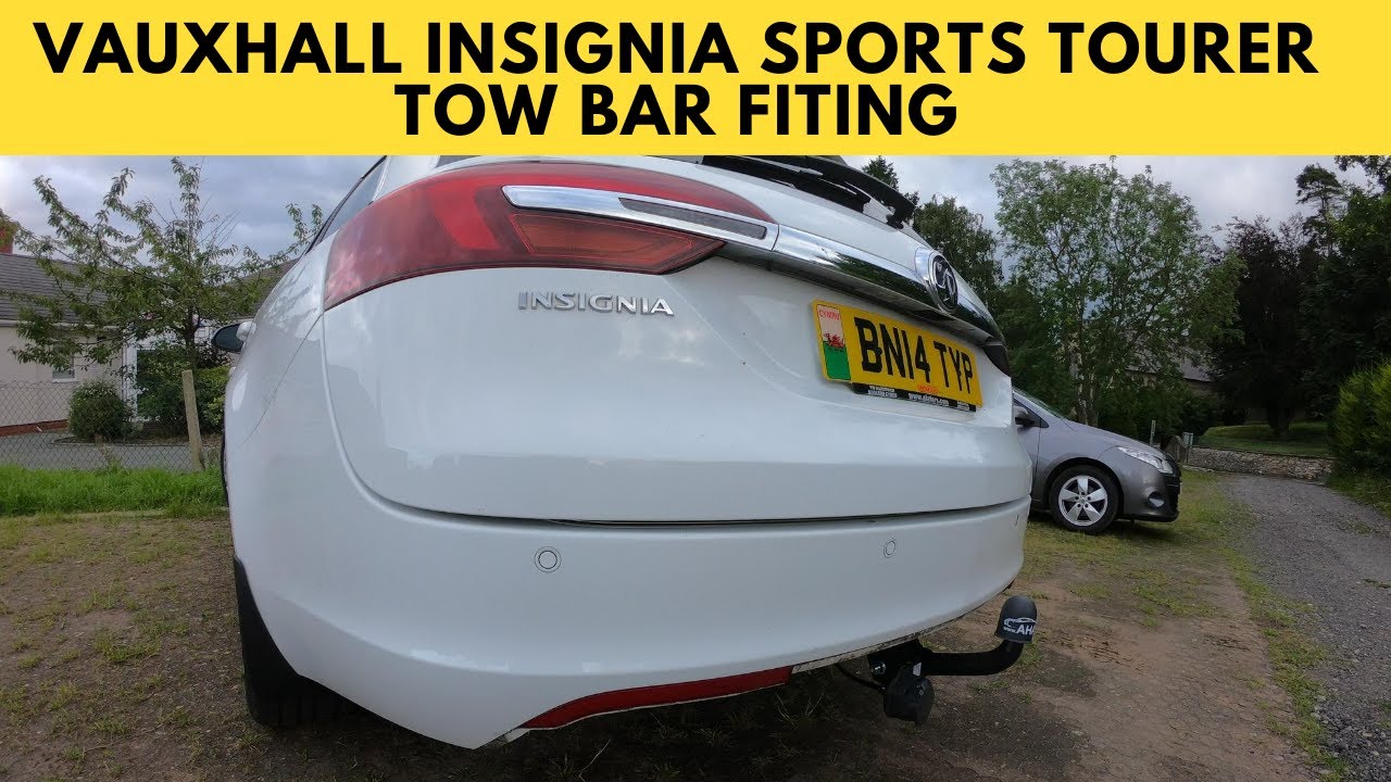 Установка фаркопа на наш Vauxhall Insignia A 2014 года выпуска