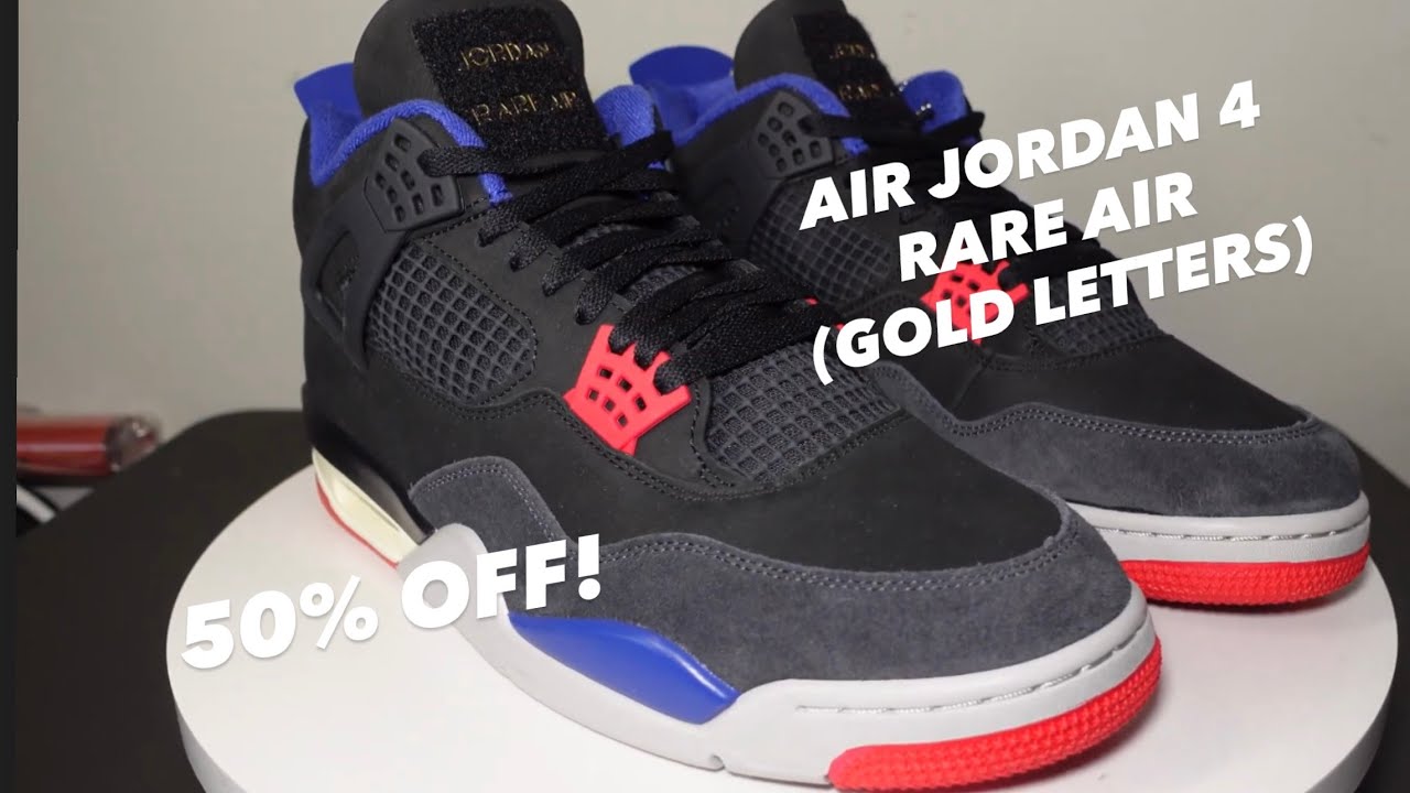 Обзор редких кроссовок AIR Jordan 4 с золотыми надписями (2025 год)! Половина цены, и они всё ещё...