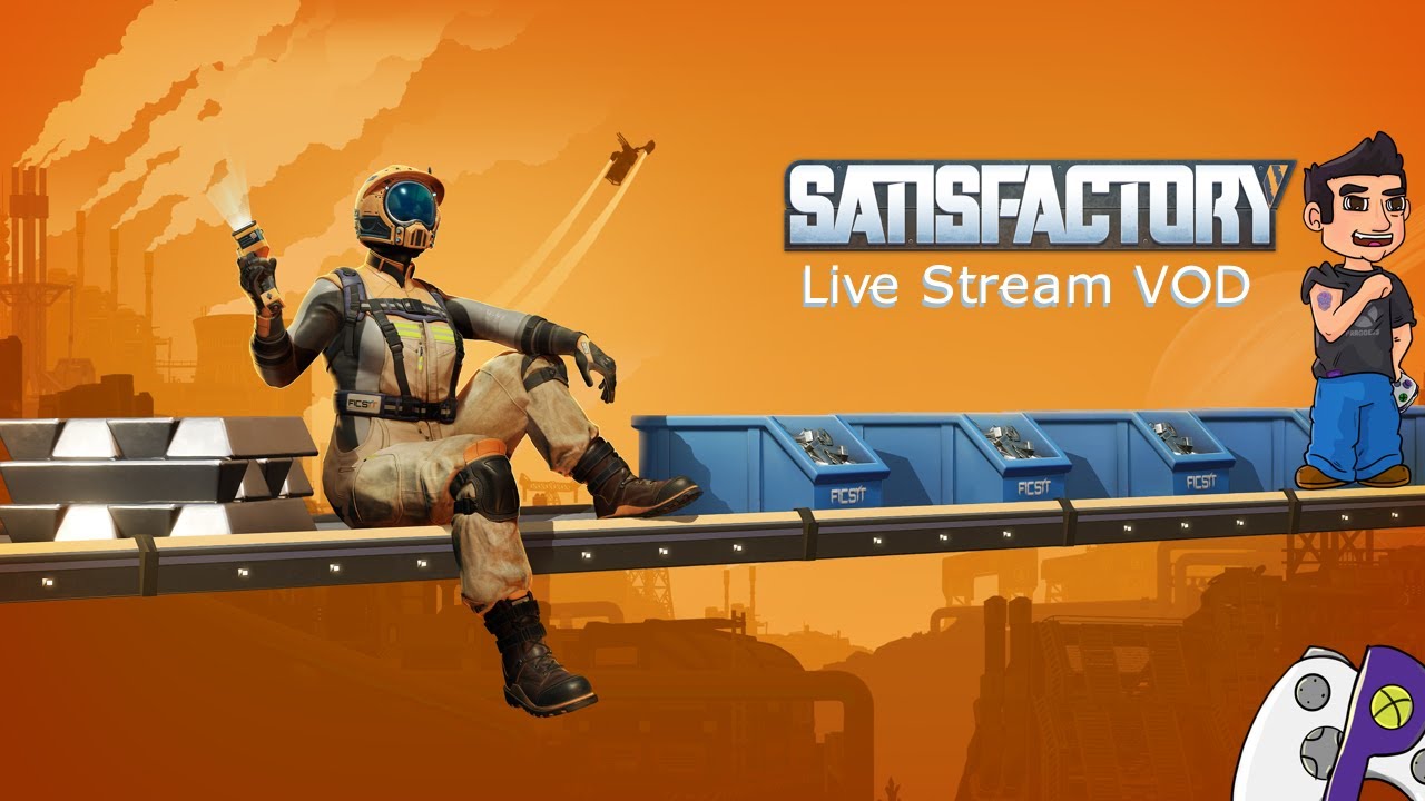 Satisfactory - Live Stream VOD - Dealing with the Train Cargo - 79