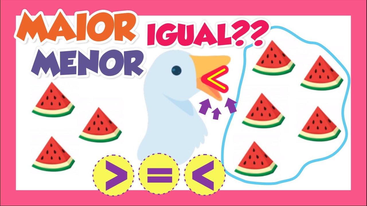MAIOR, MENOR OU IGUAL - Vila Educativa