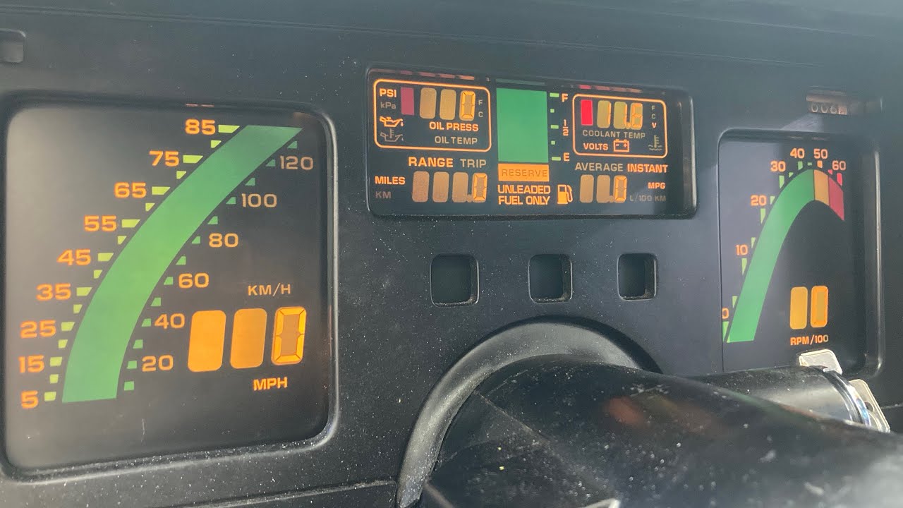 C4 1985 Corvette LCD display is finally working.