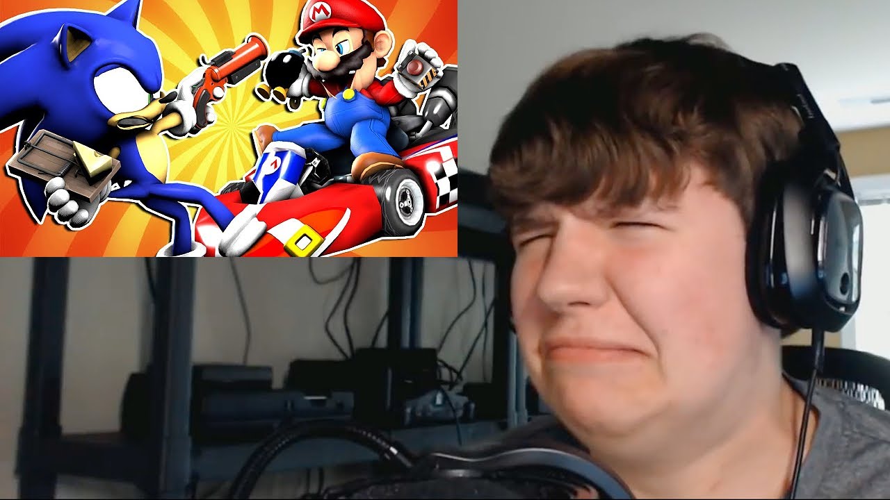 GameCubeDude Reacts To Mario VS Sonic: PRANK BATTLE!