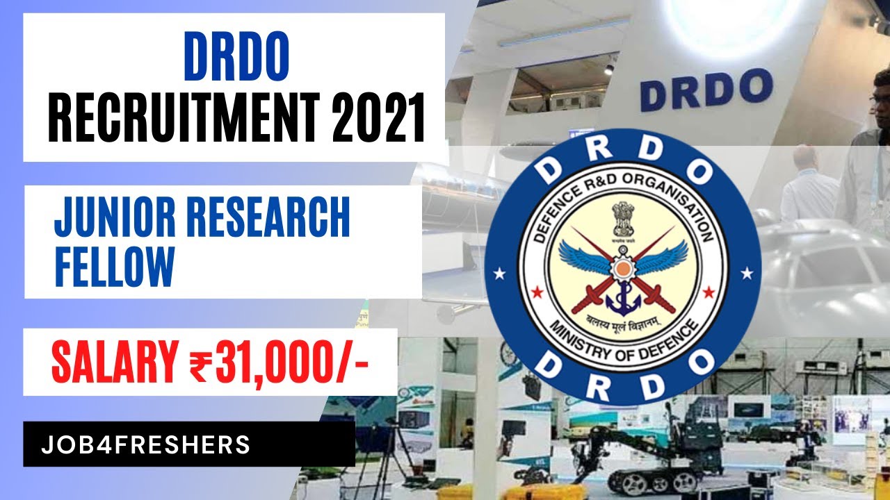 Набор в DRDO 2022 | Без ограничений | Младший научный сотрудник | Подать заявку | Job4freshers