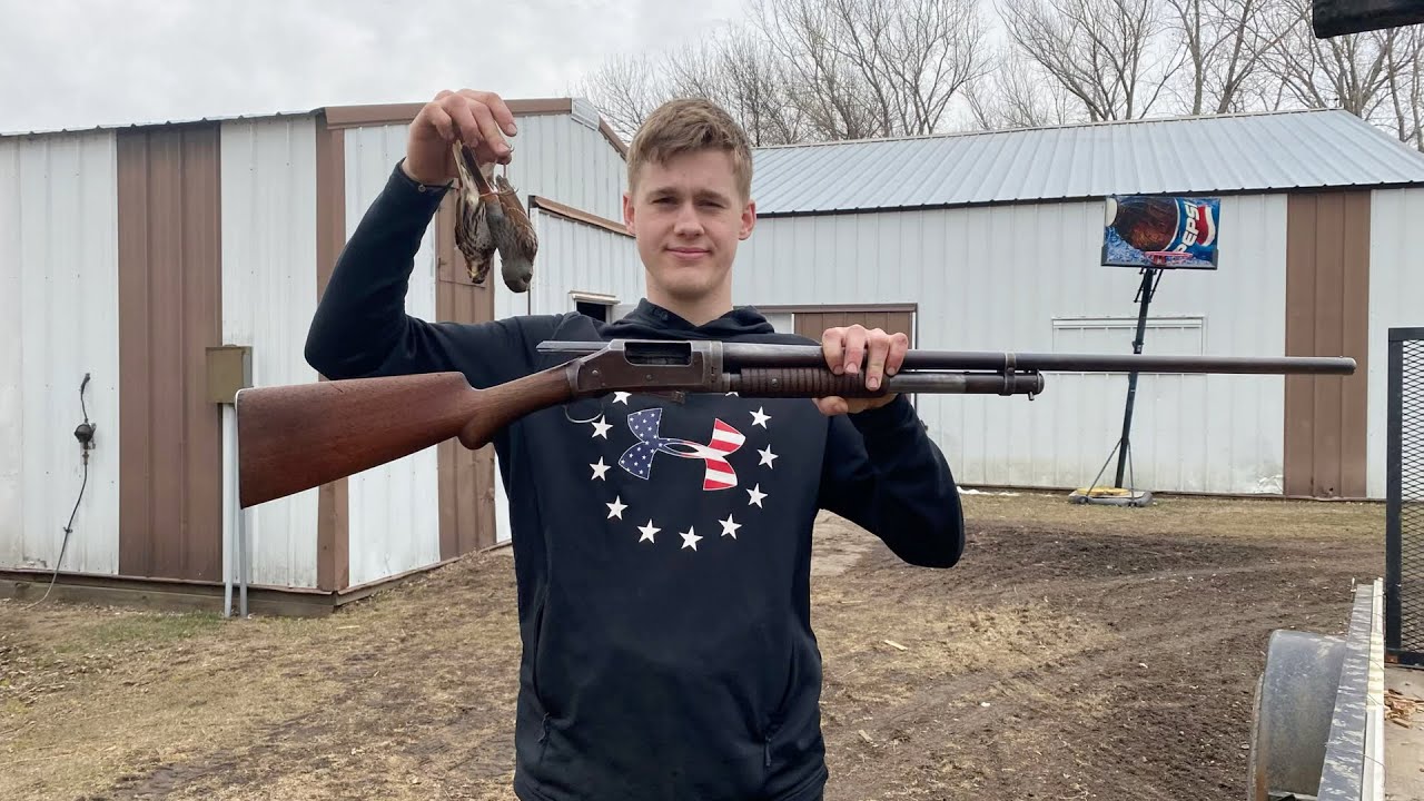 Sparrow Hunting With Vintage 12 Gauge!