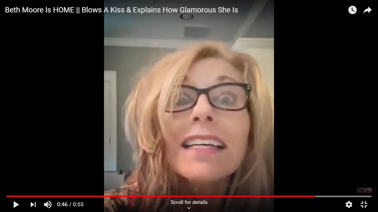 Has Beth Moore lost her mind?  Bizzare video concerns fans (Go Home / John MacArthur)