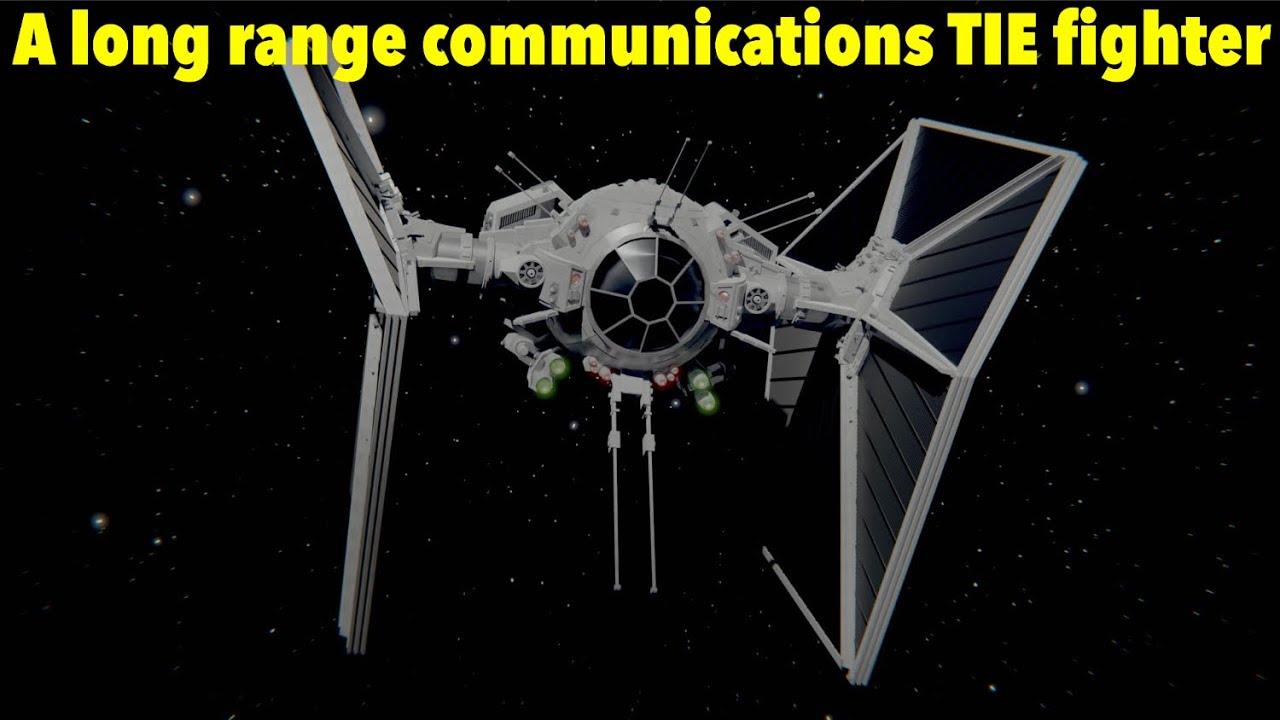 The TIE Vanguard | one wired looking TIE fighter